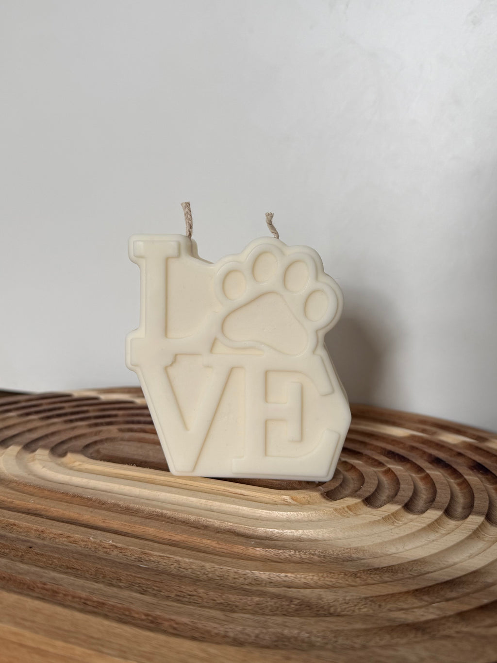 Standkerze „Pfötchen-Love“