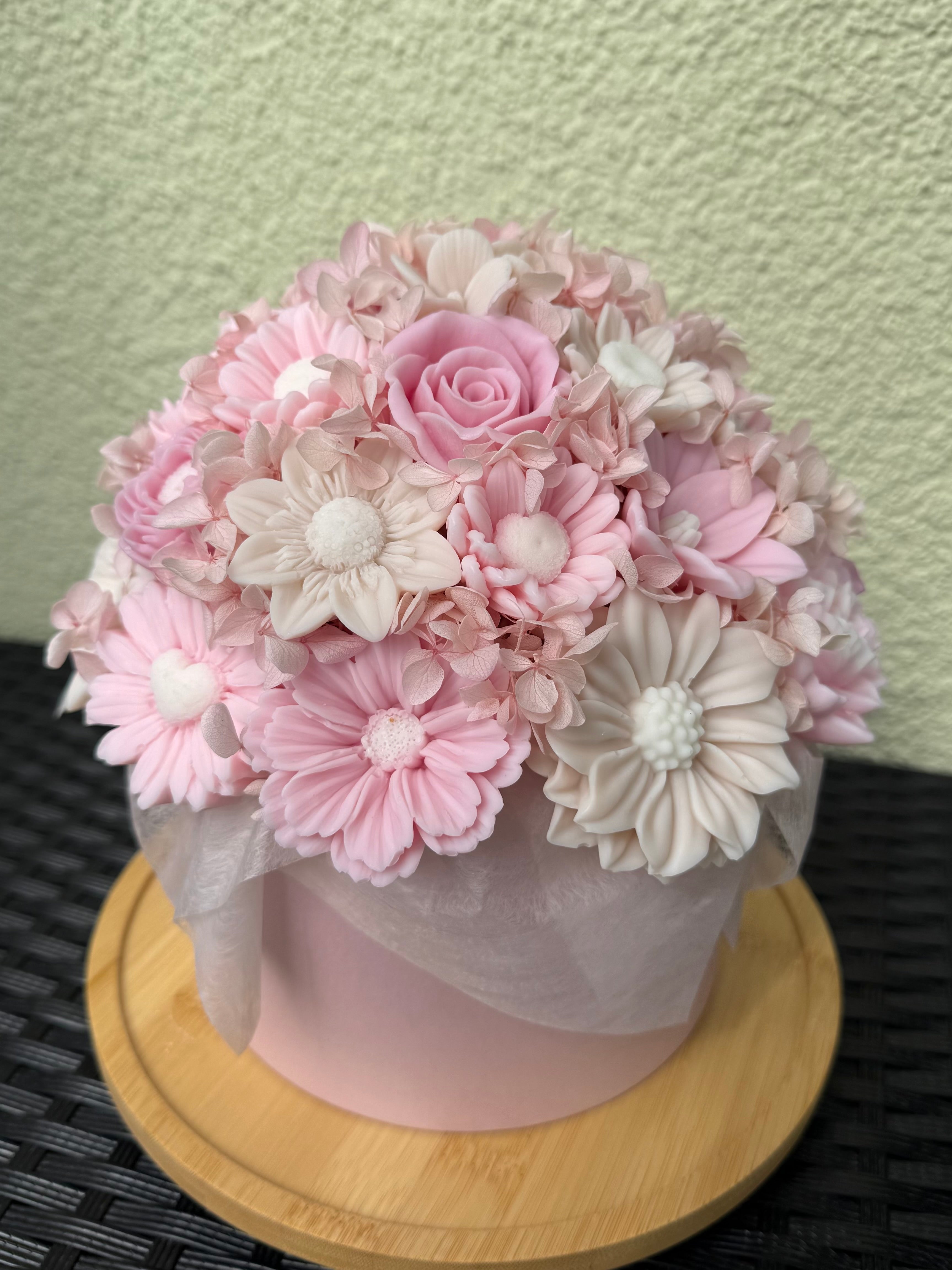 Wachsblumenstrauß XL „Sakura Bloom“