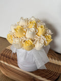 Wachsblumenstrauß „Butter Tulipa“