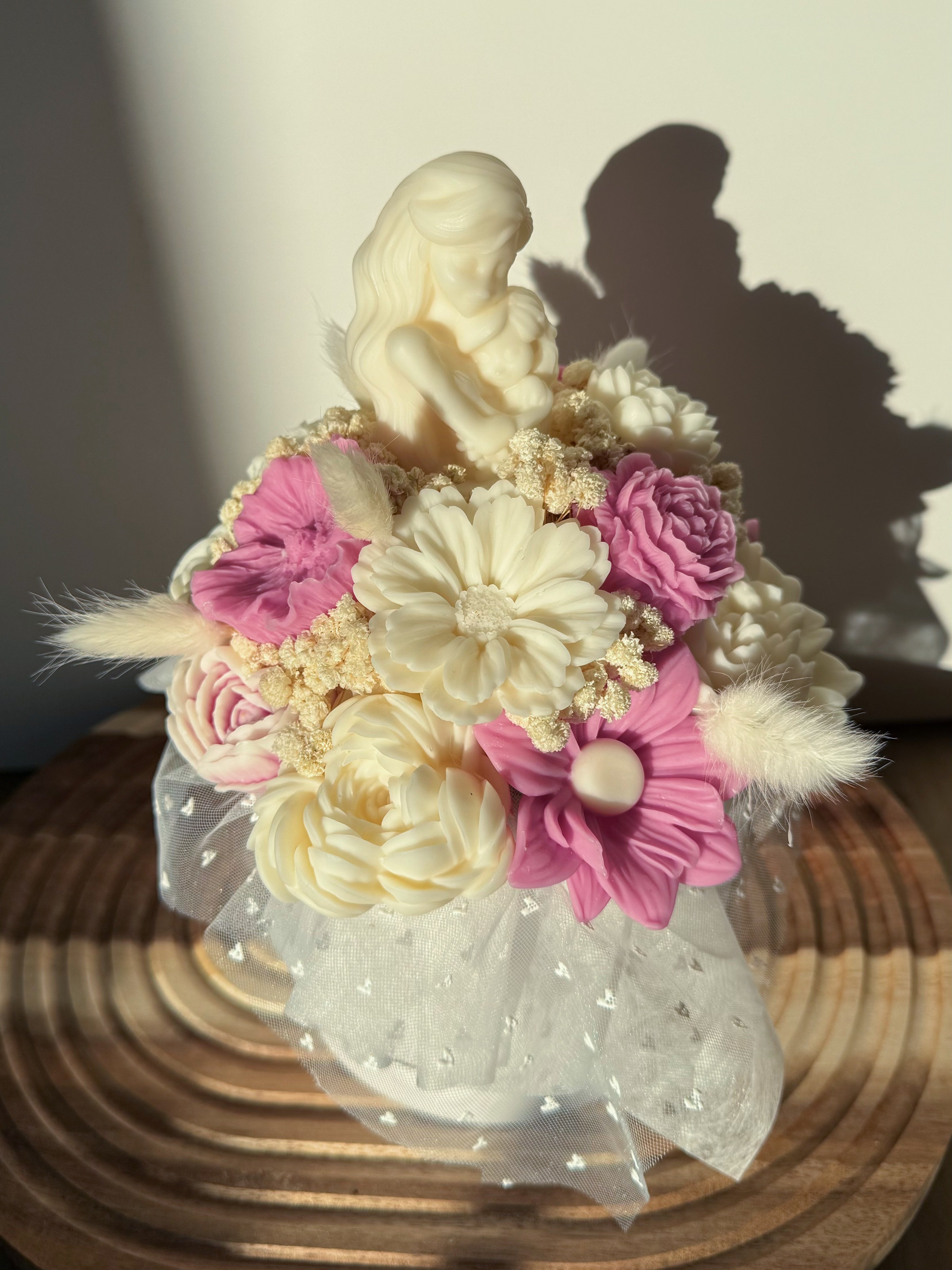 Wachsblumenstrauß „Mom Bloom“