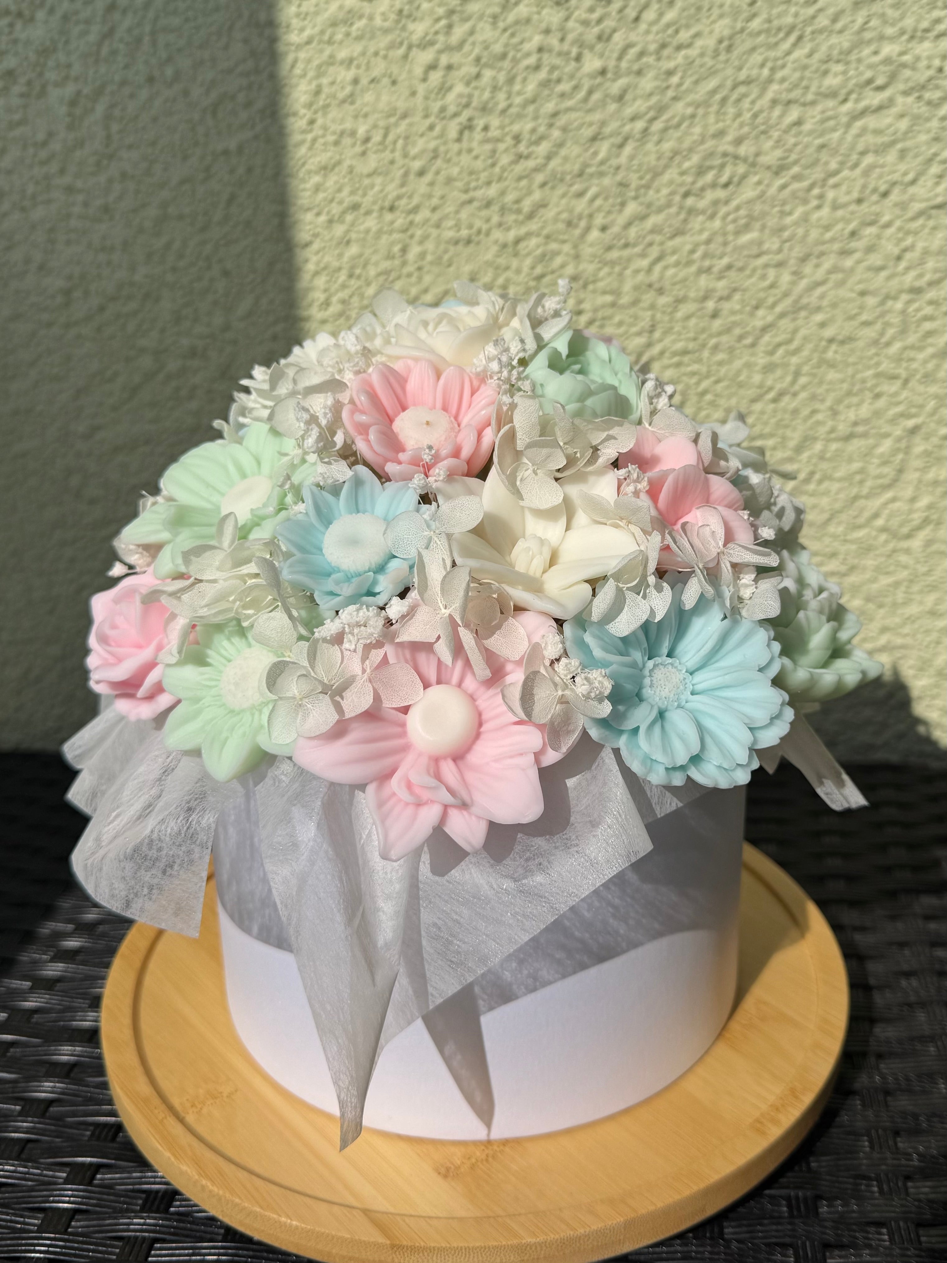 Wachsblumenstrauß XL „Deyde Bloom“