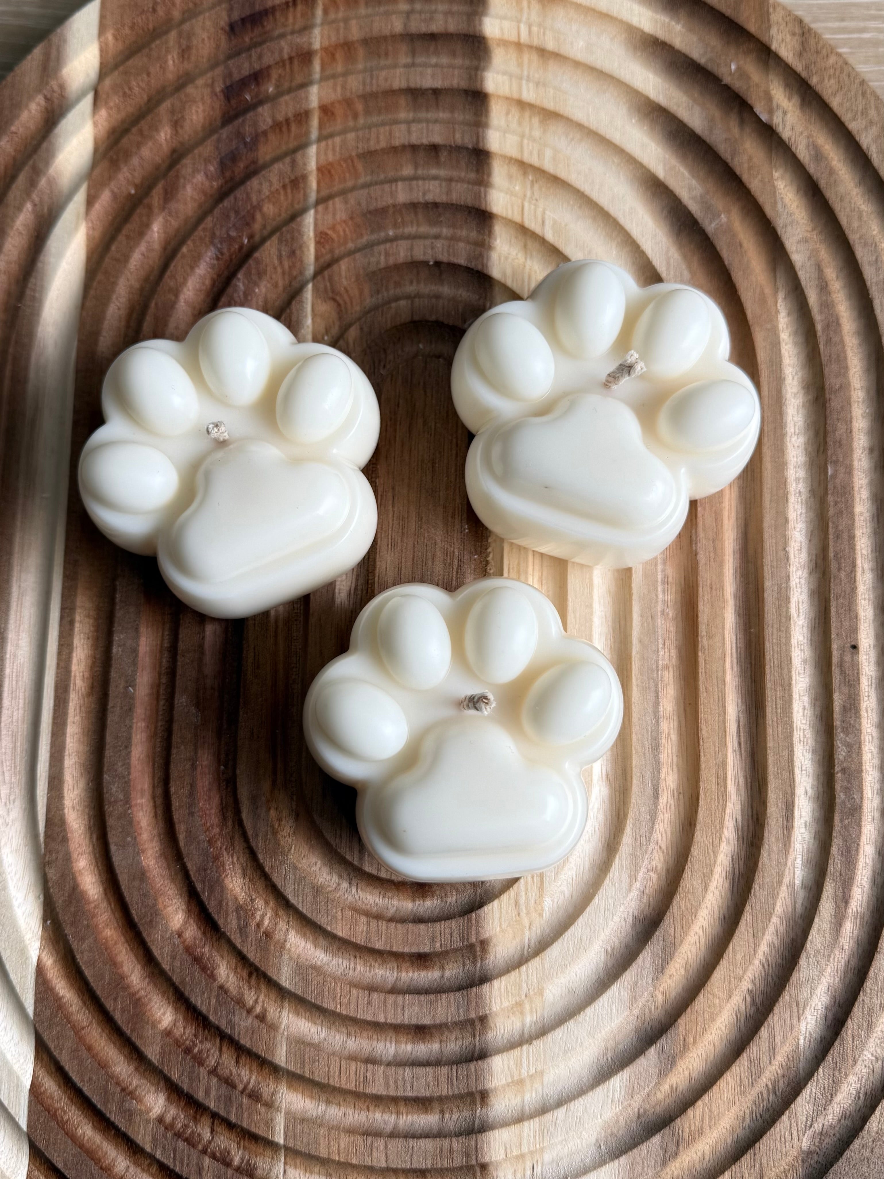 Standkerze „Pfote“