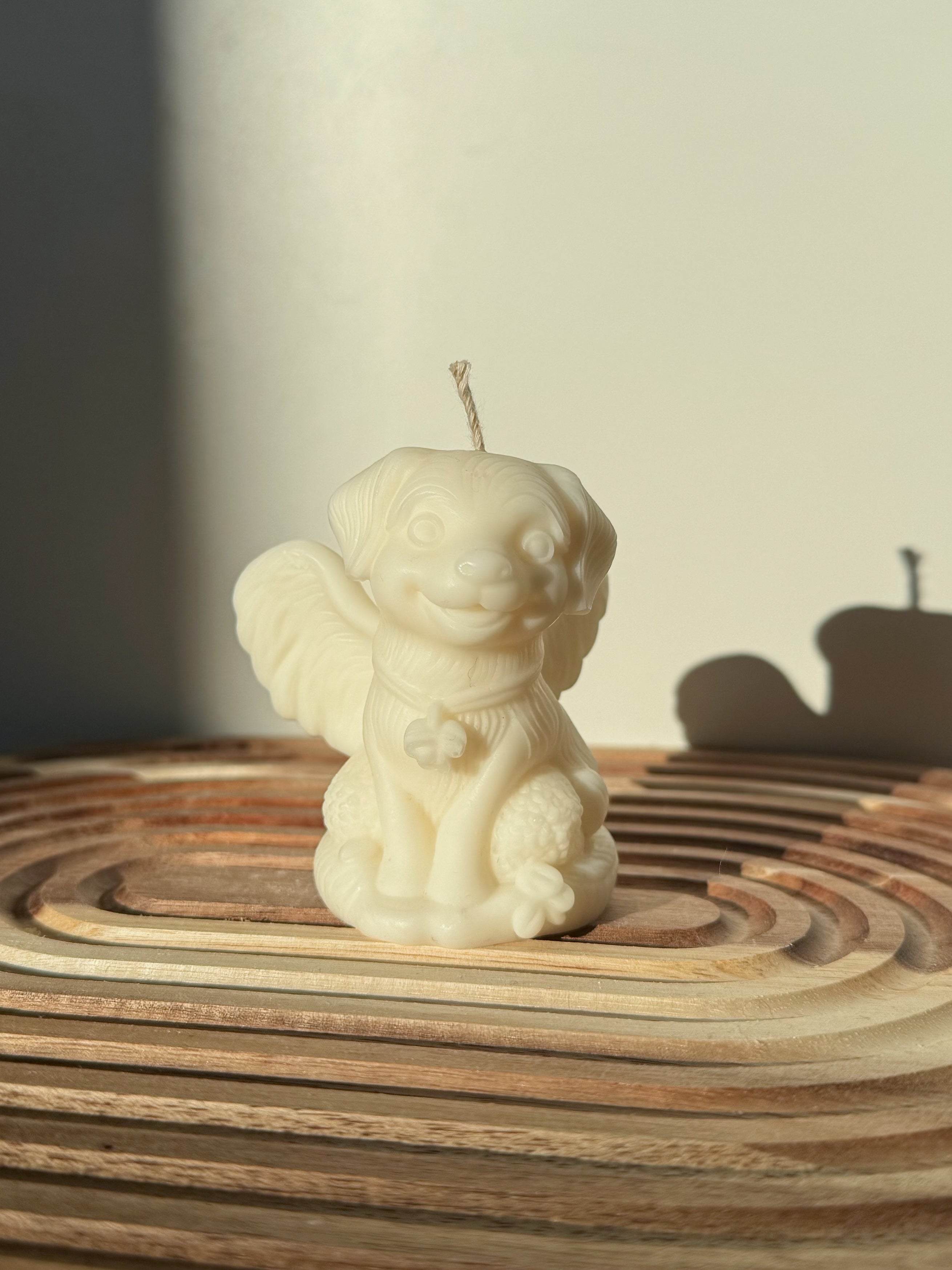 Standkerze „Hundeengel“