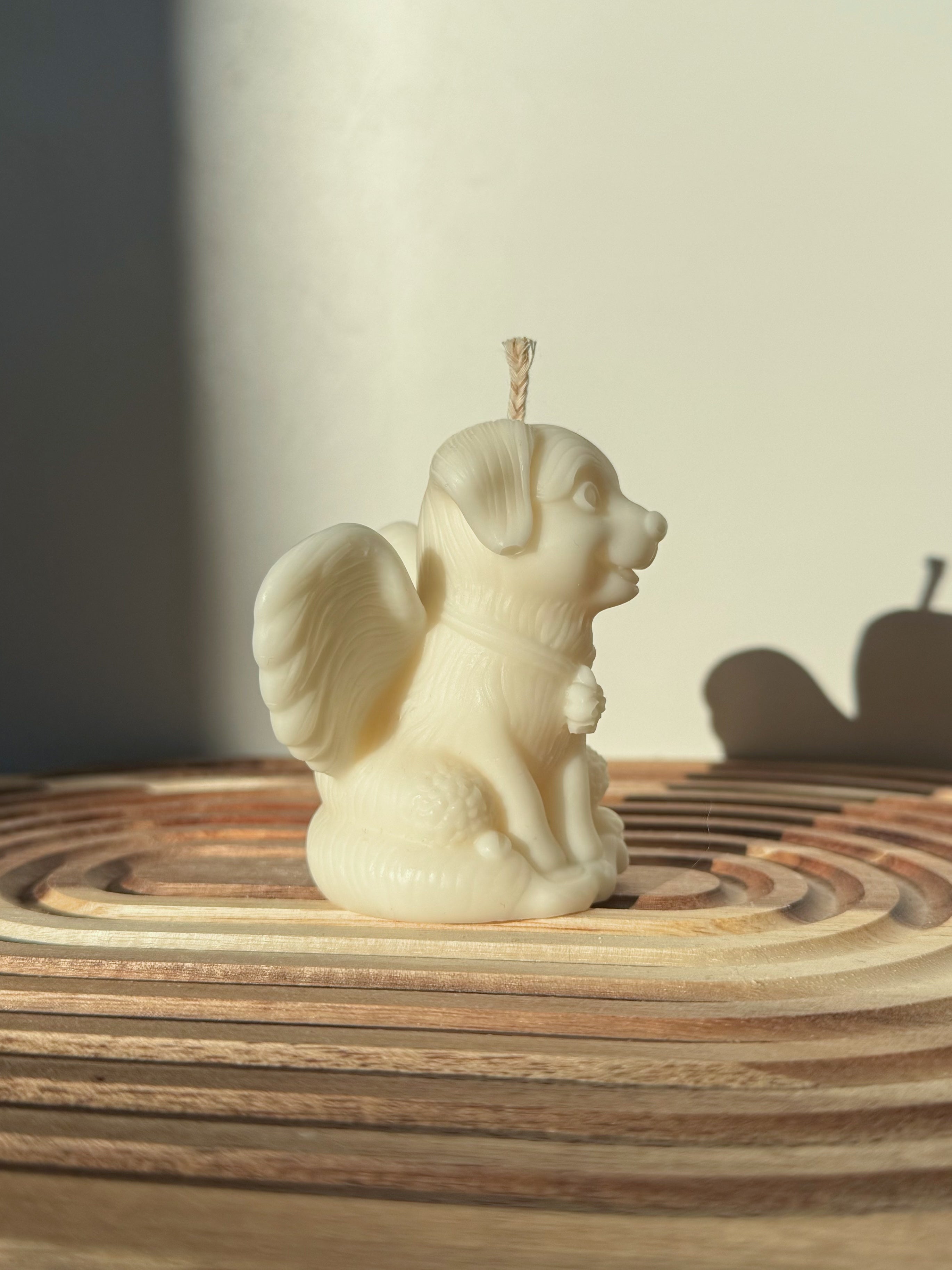 Standkerze „Hundeengel“