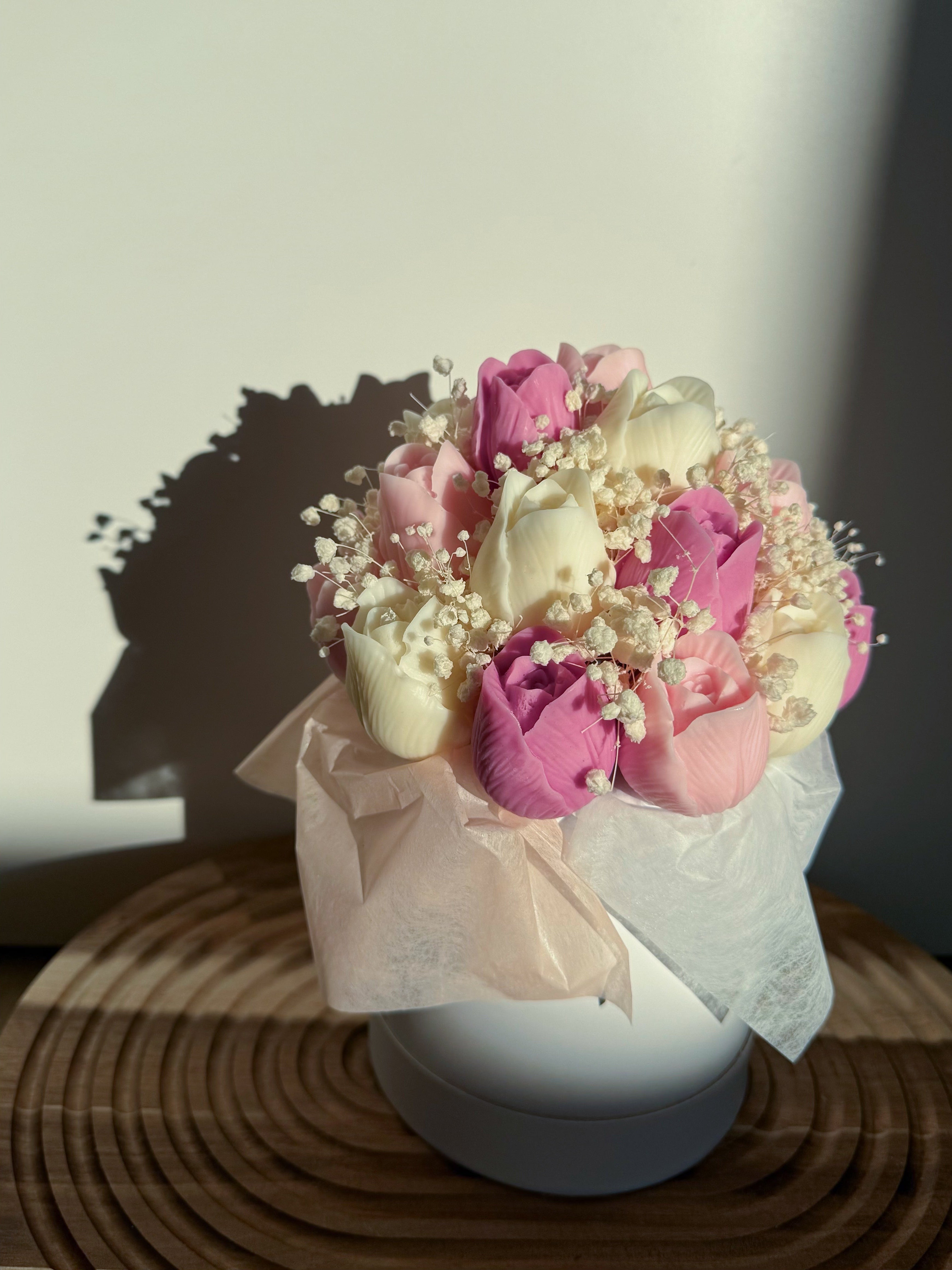 Wachsblumenstrauß „Tulipa“