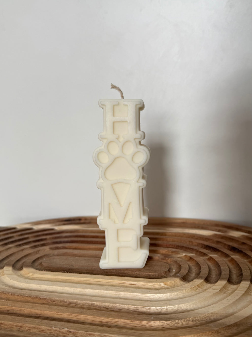 Standkerze „Pfötchen-Home“