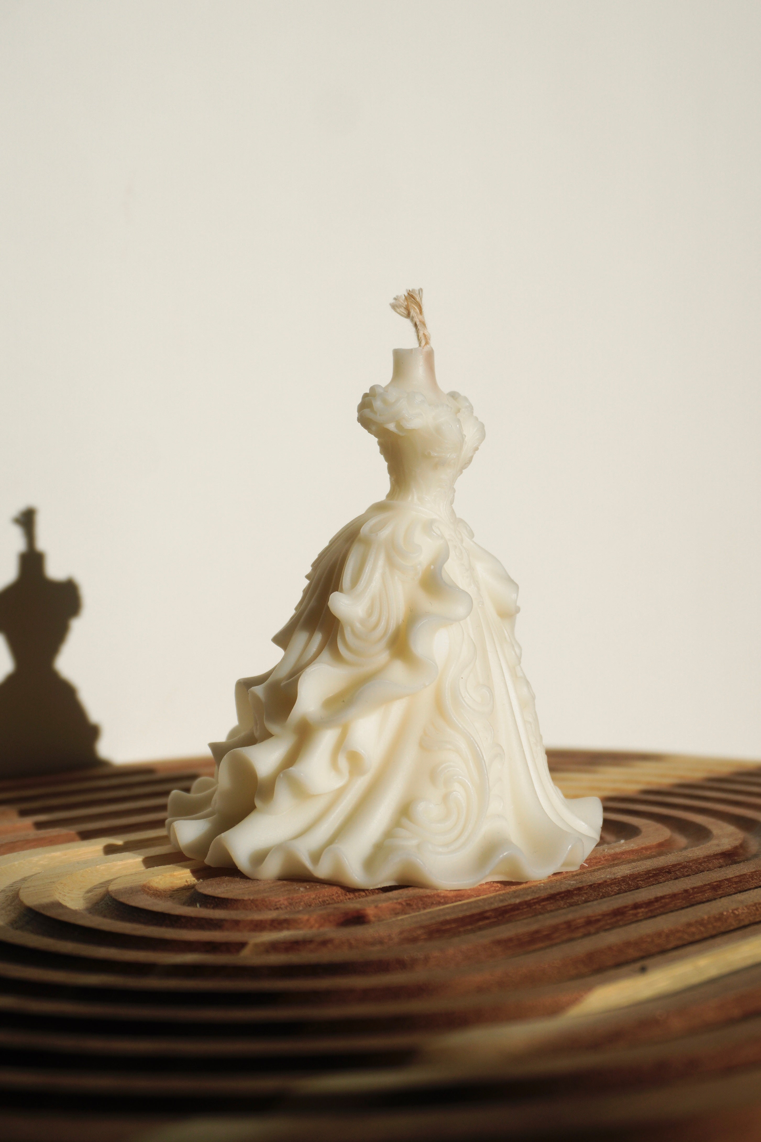 Standkerze „Ballkleid“