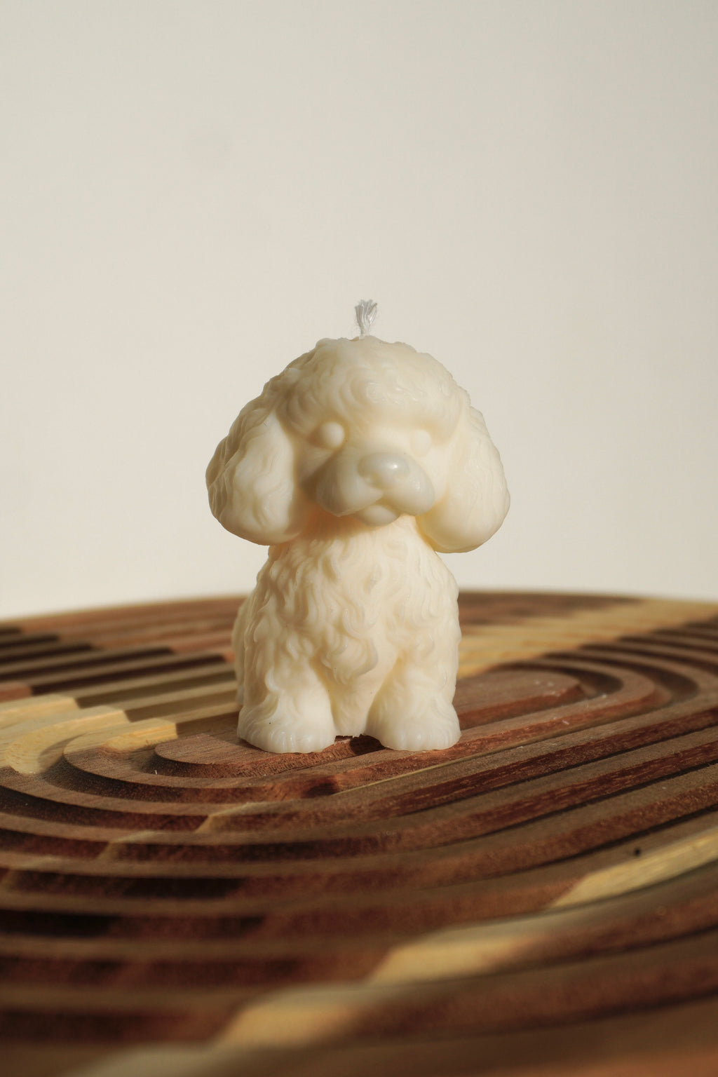 Standkerze „Pudel“