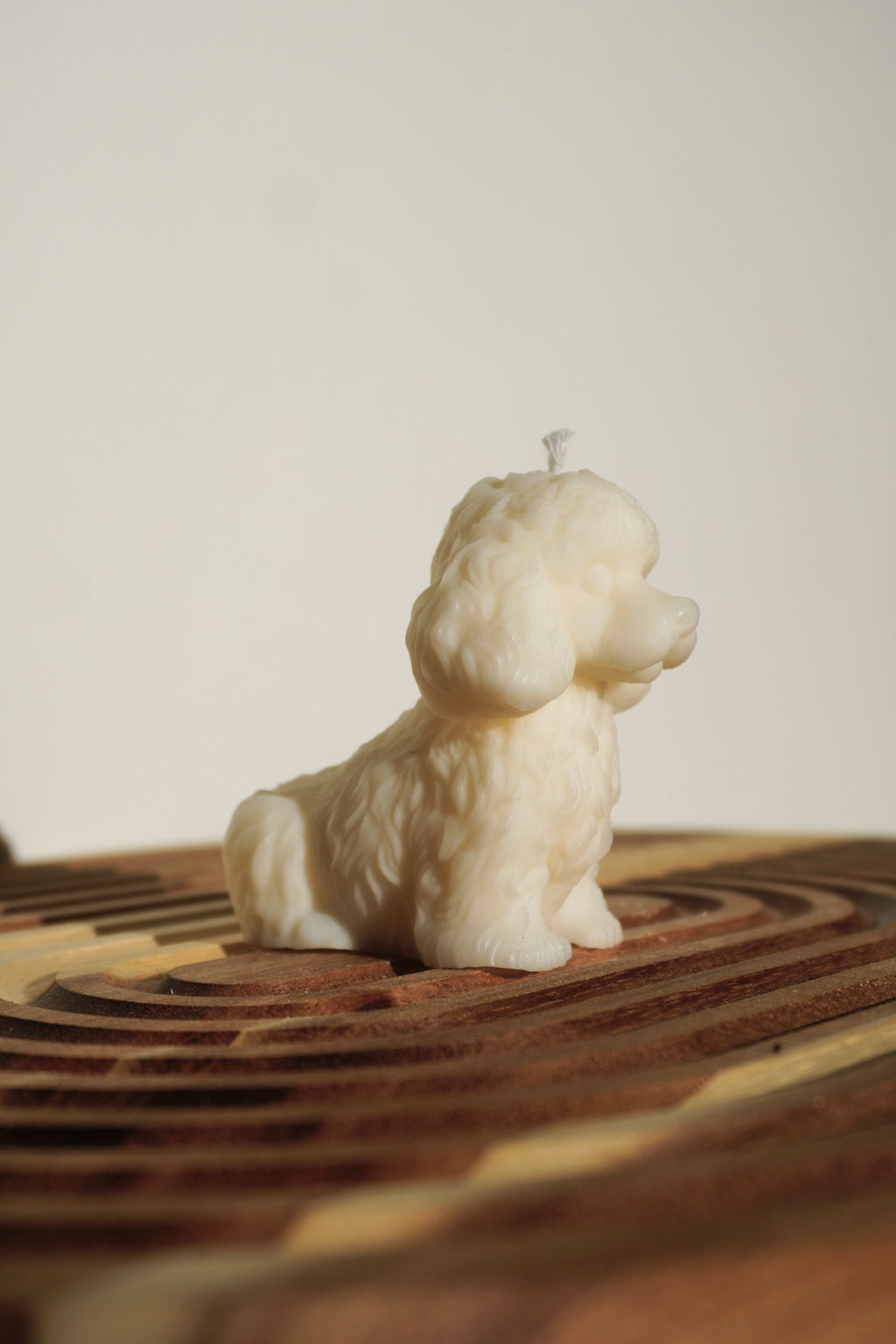 Standkerze „Pudel“