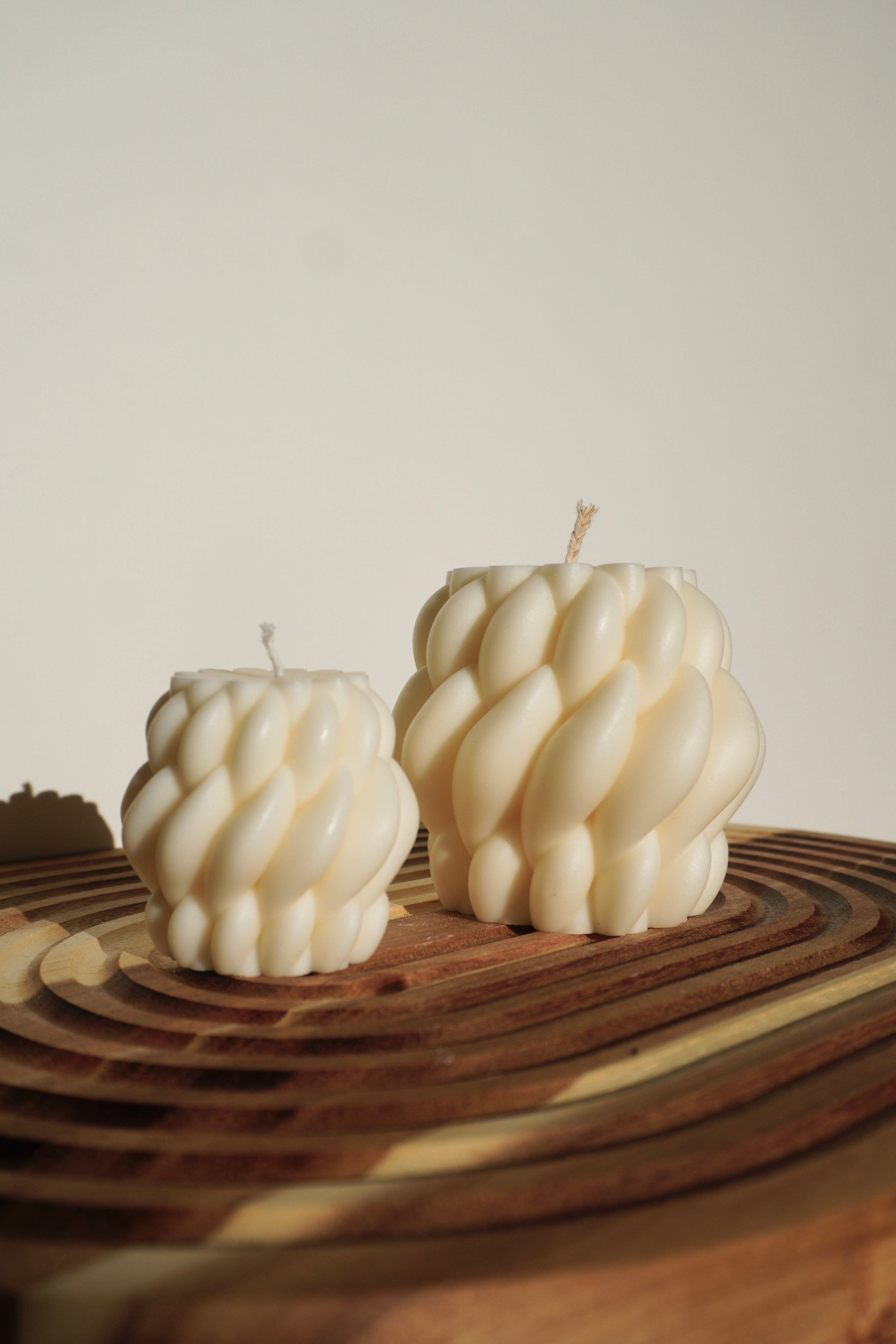 Standkerze „Twist“