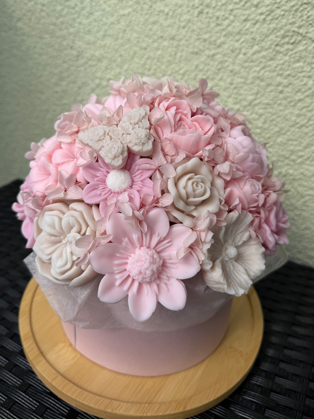 Wachsblumenstrauß XL „Sakura Bloom“