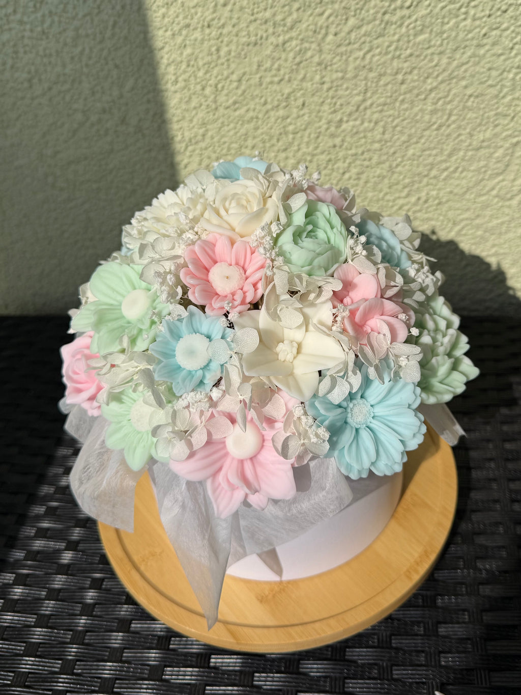 Wachsblumenstrauß XL „Deyde Bloom“
