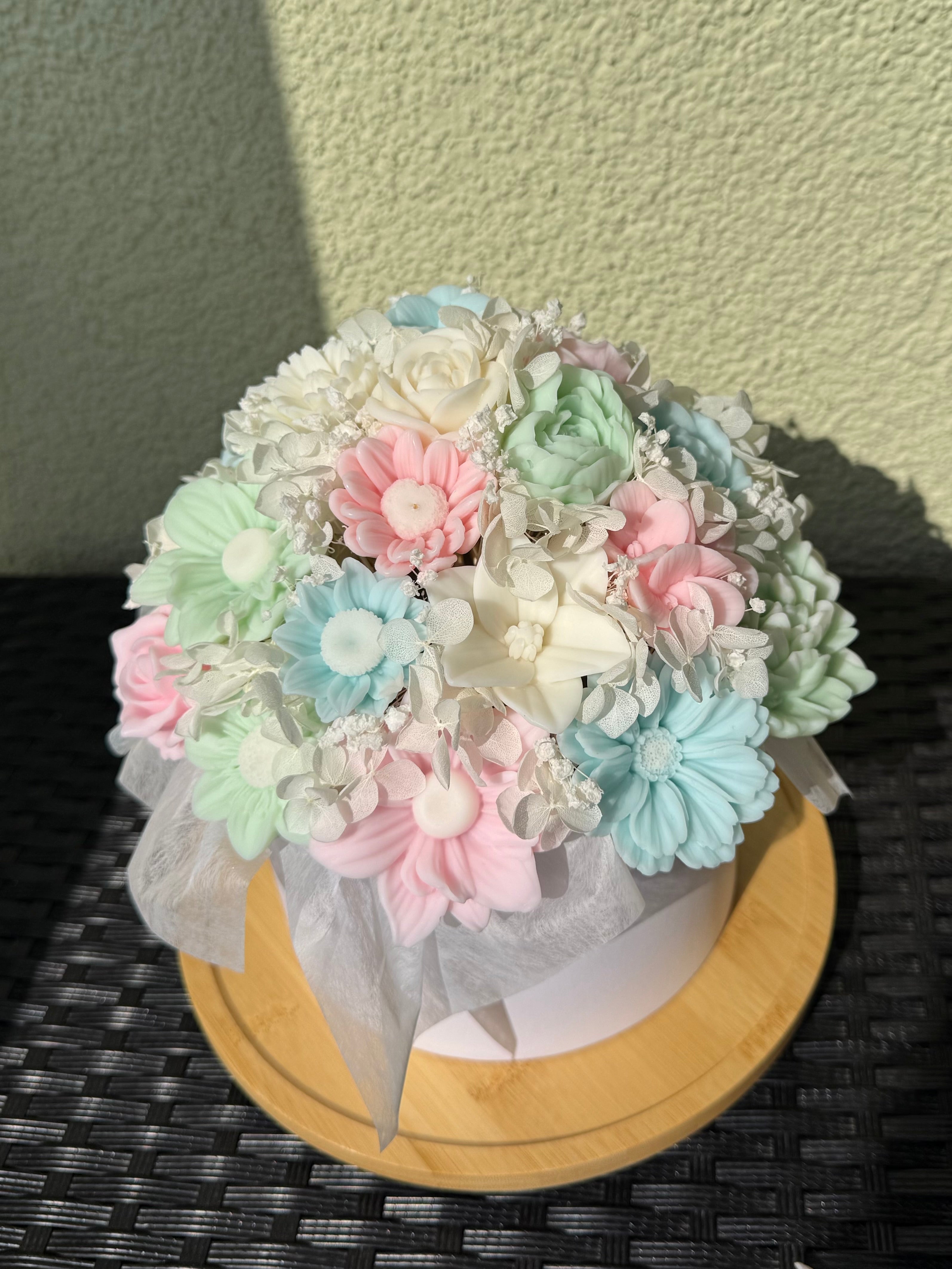 Wachsblumenstrauß XL „Deyde Bloom“