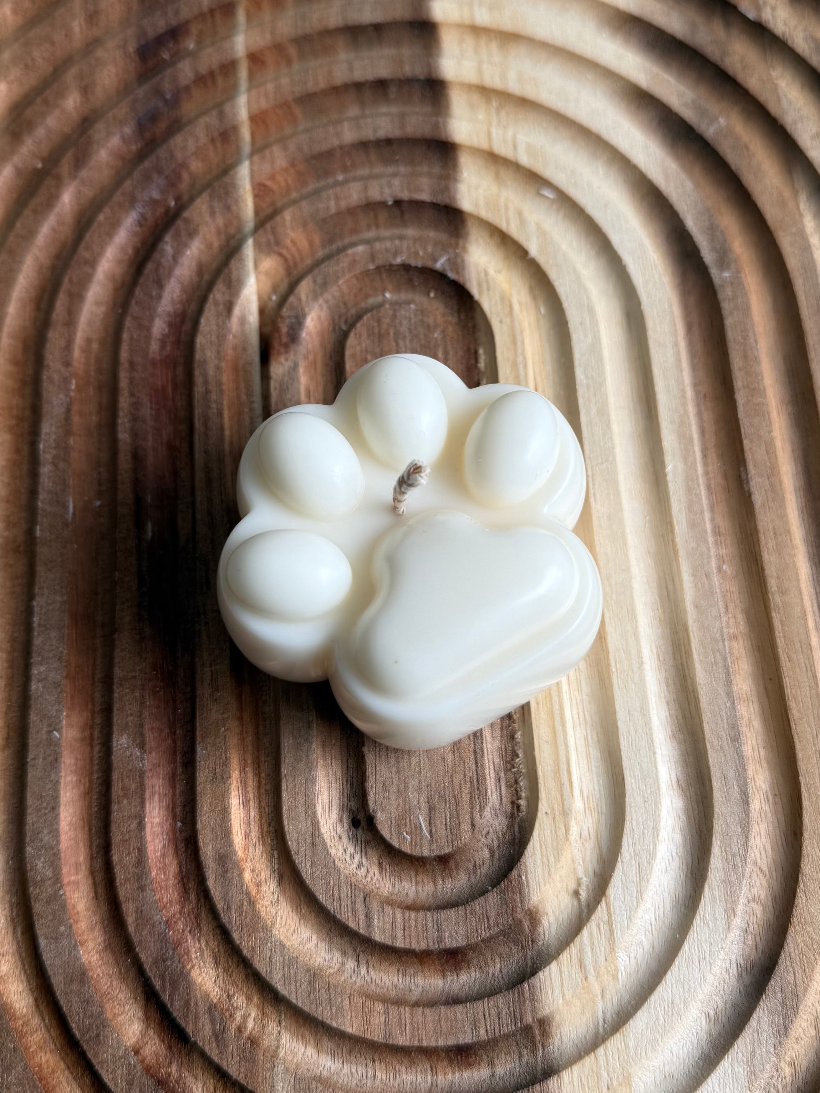 Standkerze „Pfote“