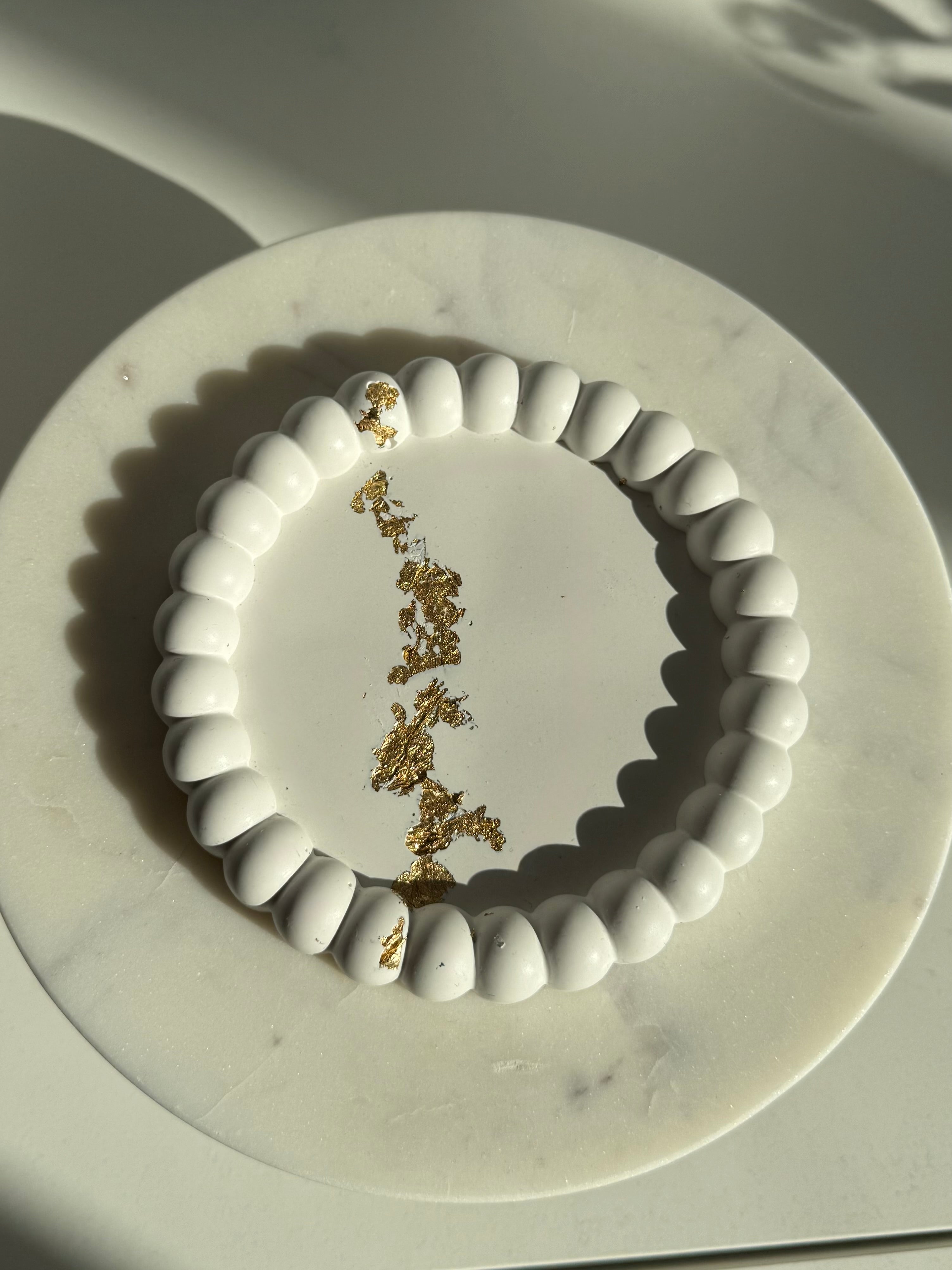 Dekoschale „Golden Flow“